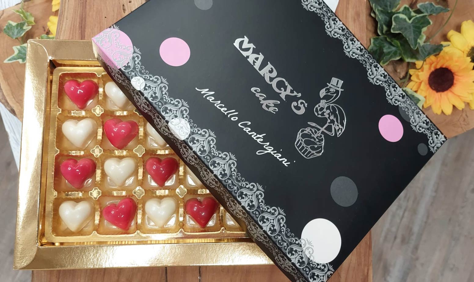 Cioccolatini dolci cuori artigianali di San Valentino - Marcy's Cake